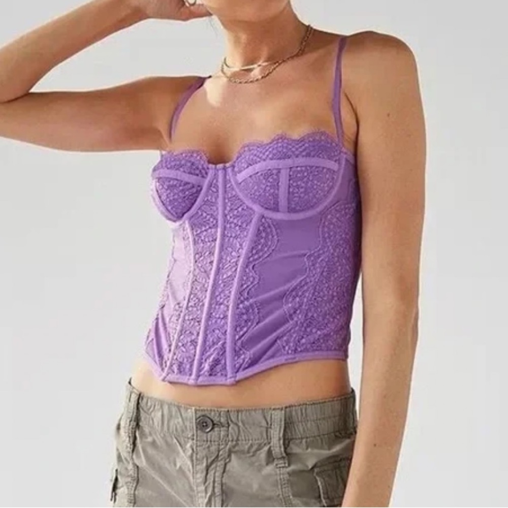 Urban Outfitters Purple Corset